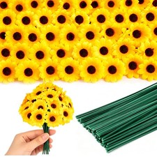 Mini Sunflowers Artificial Flowers, 60 Packs