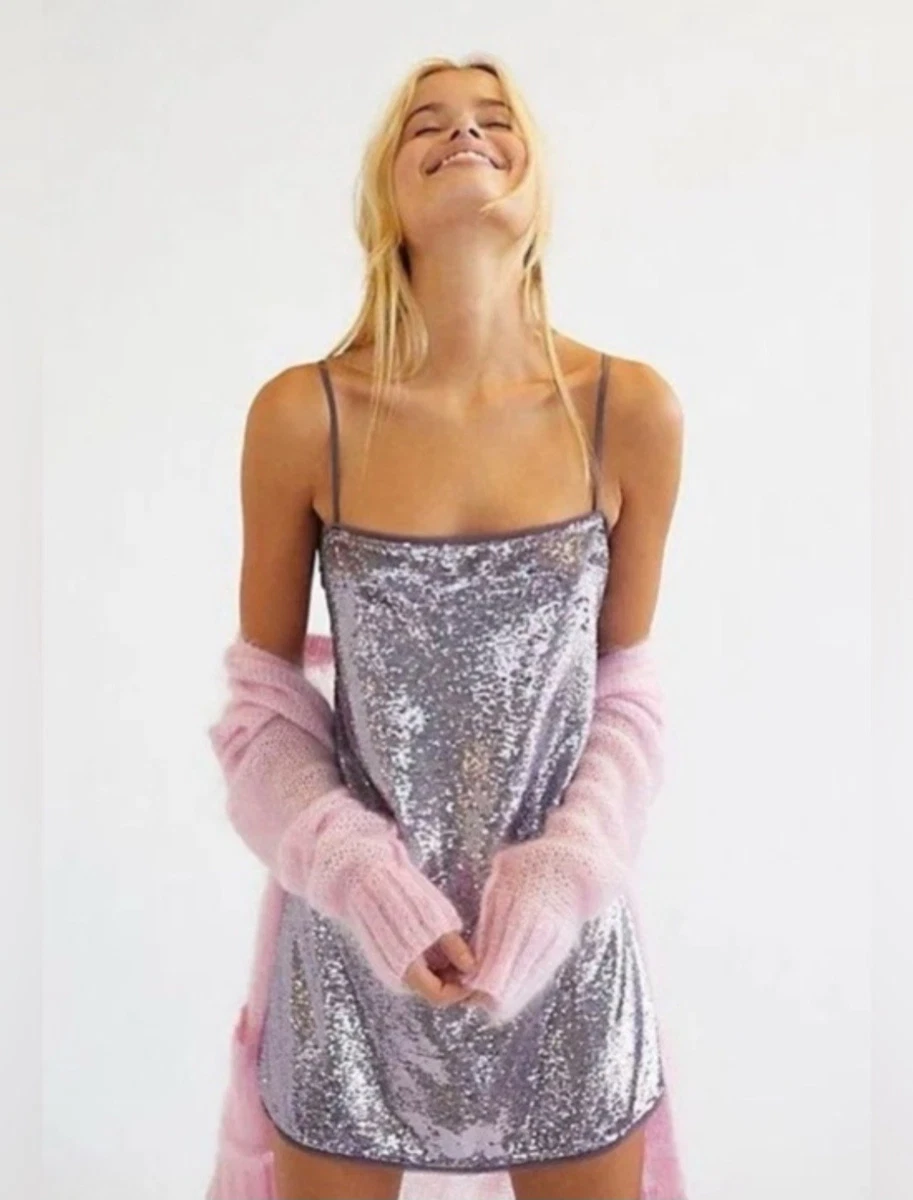 free people time to shine sequin dress Time To Shine Sequin Slip Dress by Free People