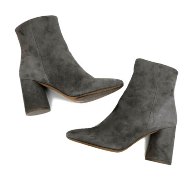 Ridley Ankle Boot Grey Suede Women's Size 8M Retail $395