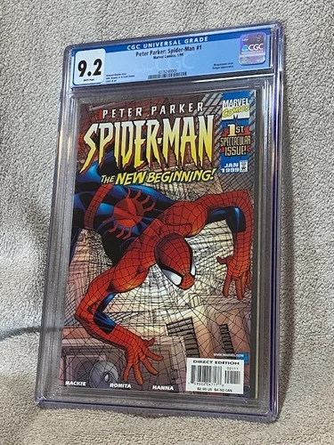 Peter Parker Spider Man #1 CGC Graded 9.2 1/99 Marvel Comics