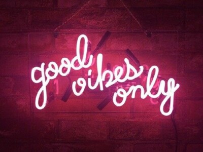 US STOCK 14''x10'' Good Vibes Only Acrylic Neon Sign Light Lamp Bar Decor Poster