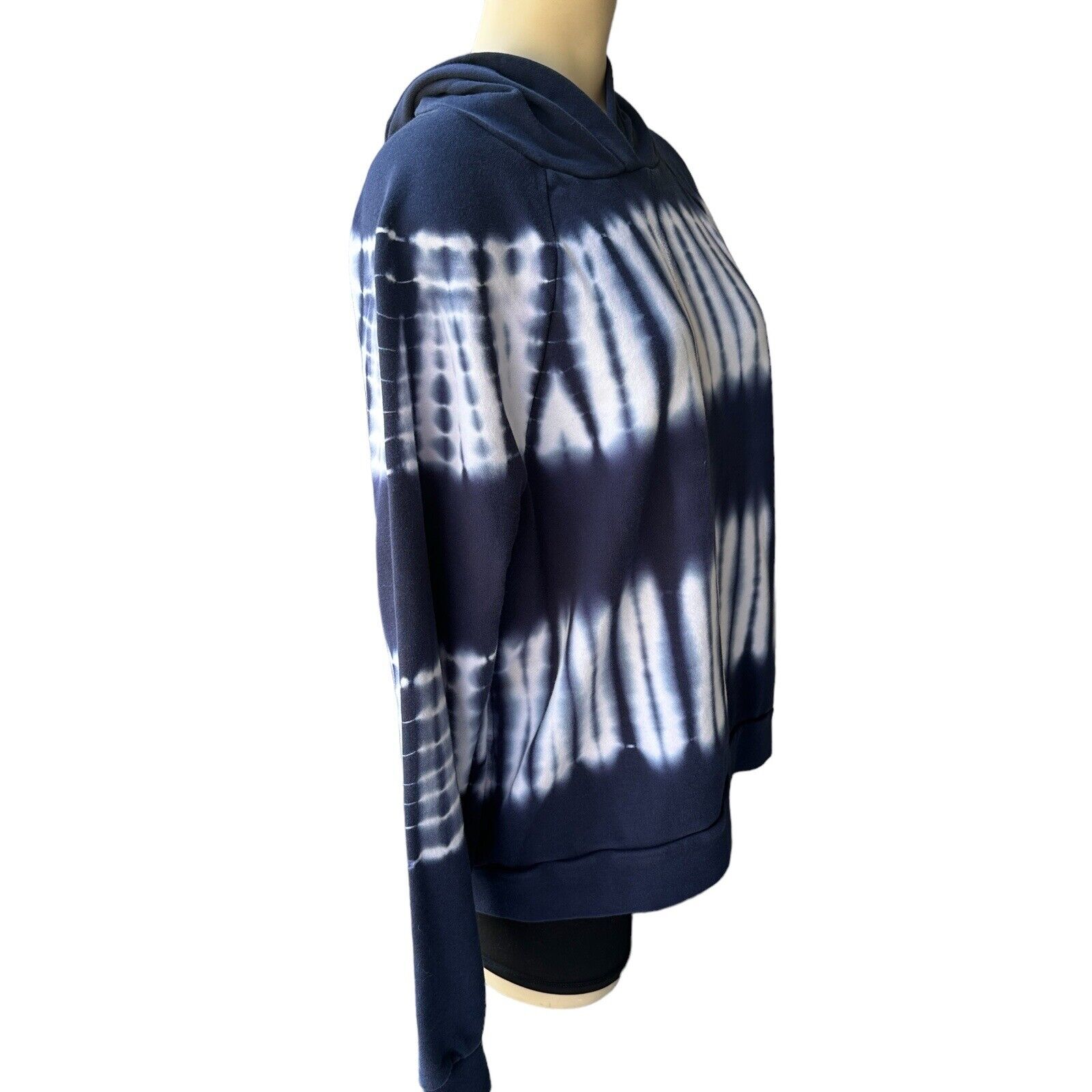Madewell Hoodie Blue White Tie Dye Sweatshirt Pul… - image 2