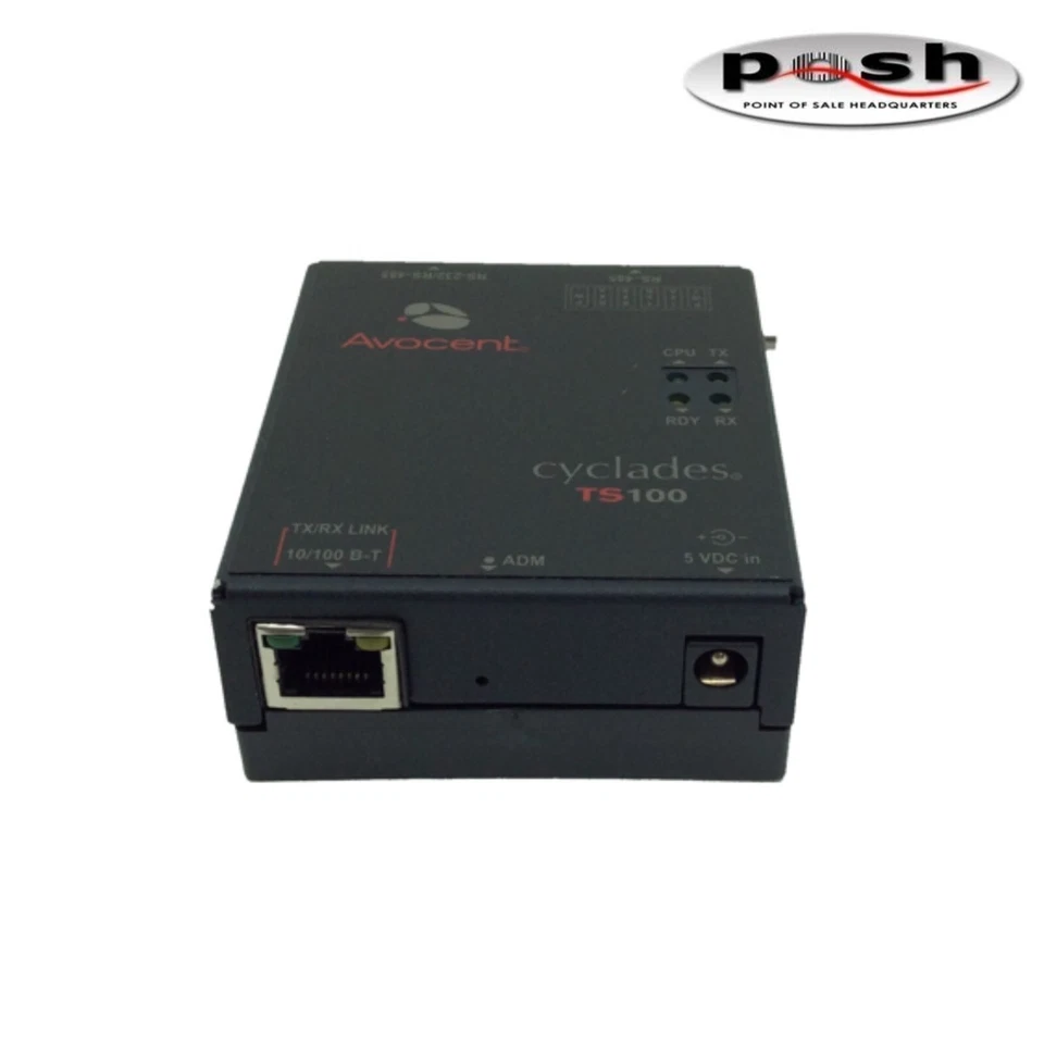 Avocent Cyclades TS100 10/100BT Ethernet to RS-232/RS-485 Terminal Server - Image 2 of 4