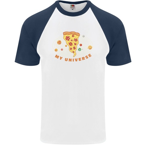 Mi Universo De Pizza Camiseta De Béisbol Divertida Para Hombre S/S - Picture 18 of 43