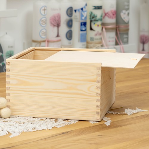 meinkerzenshop® Erinnerungskiste Erinnerungsbox PAULI - Geschenk zur Geburt Baby - Bild 4 von 4