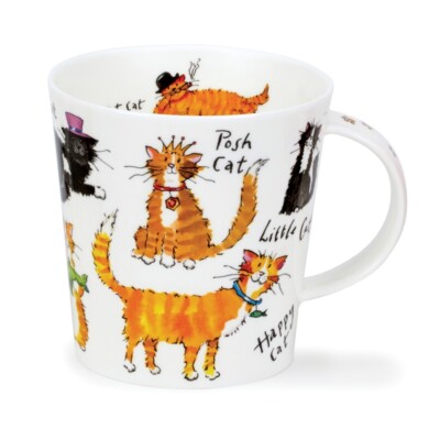 Dunoon A Cat's Life Katzen Jumbo 0,48l Teetasse Mug Kaffeebecher Cairngorm