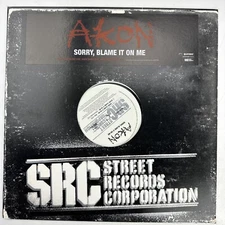 Akon Sorry Blame It On Me 12" LP Record Album Vinyl