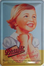 Blechschild Schild 20x30cm - Brandt Zwieback Werbung vintage Küche (1)