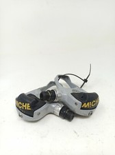 pedali pedals Miche 302 bici bike corsa road look  silver grigio grey 