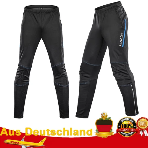 Fahrradhose Radhose Funktionshose Laufhose Lang winddicht atmungsaktiv Herren