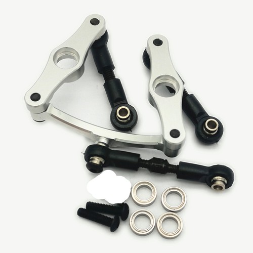 Aluminum Steering Assembly with Bearings and Links Tie Rod for Tamiya TT01 - Imagen 5 de 8