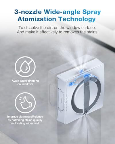 ECOVACS Winbot W2 Omni Portable Window Cleaning Robot, Intelligent Cleaning - Picture 5 of 9