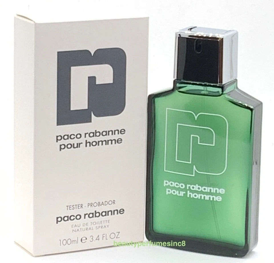 Paco Rabanne Pour Homme por Paco Rabanne 3,4 OZ eau de parfum spray, perfume de hombre nuevo Foto 2 de 2
