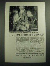 1929 Royal Portable Typewriter Ad - It's a Royal Portable! thumbnail