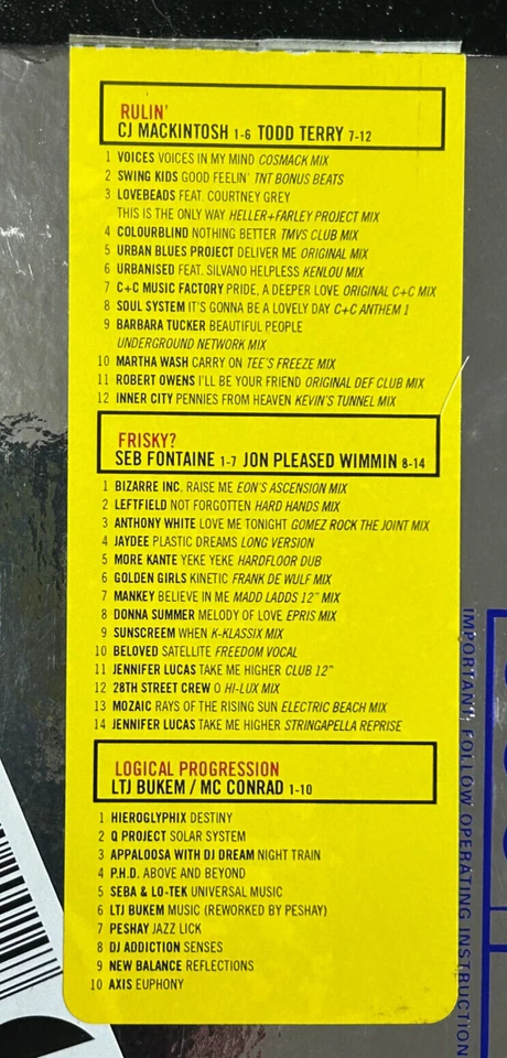 One Half Of A Whole Decade Five Years At Ministry Of Sound 3 CASSETTE TAPE RARE! - Image 3 of 4