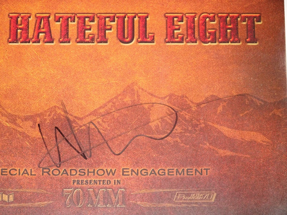 WALTON GOGGINS FIRMADO AUTOGRAFIADO LOS ODIOSOS OCHO PROGRAMA QUENTIN TARANTINO Foto 3 de 3