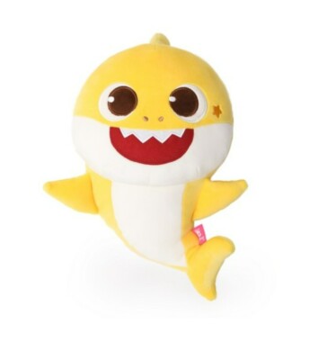 Pinkfong Baby Shark Car Seat Belt Sound Plush Doll Korean Song