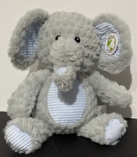 New Spark Create Imagine Elephant Plush Stuffed Animal Rattle Crinkle Ribbed