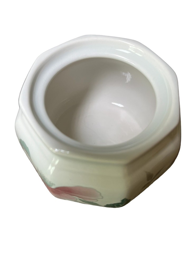 Mikasa Continental Silk Flowers Creamer And Sugar Bowl No Lid F3003