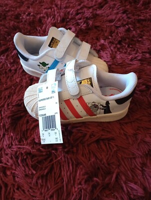 Adidas Superstar CF I Star Wars Darth Vader & Yoda Sneakers FZ0646 Kids 7.5K New