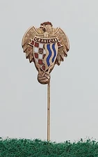 NK GRANICAR Djurdjevac, Football club vintage pin badge lapel KASUN 1960s !