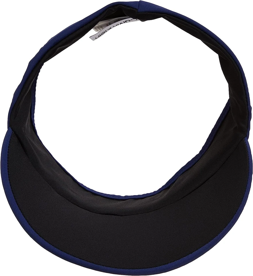 NUEVO CON ETIQUETAS Calvin Klein Mujer Diadema Atlética Parasol Sombrero OSFM Ultramar Precio de venta sugerido por el fabricante $38 Foto 3 de 3