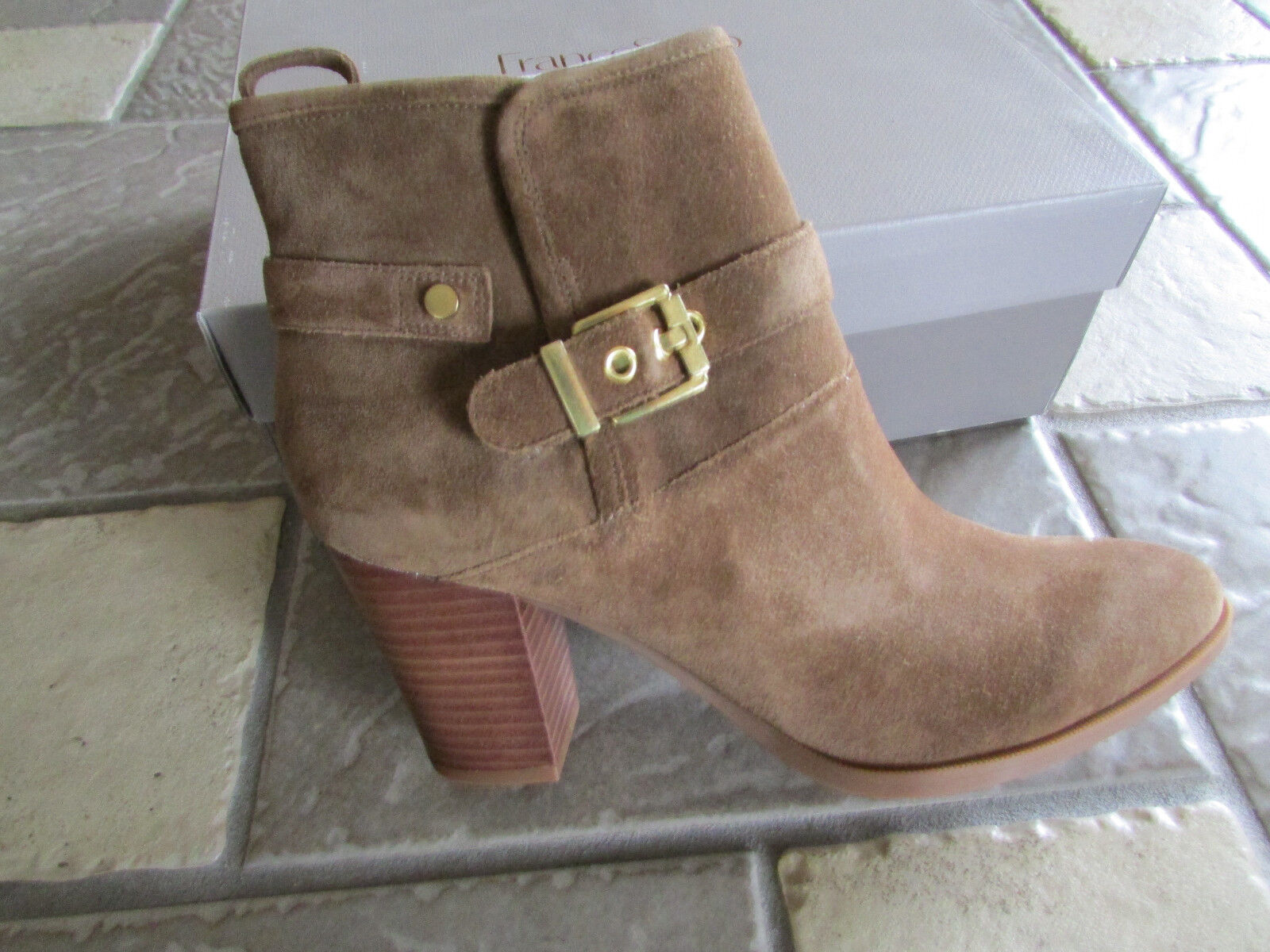 franco sarto suede booties