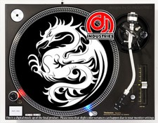 Tribal Dragon - 7"-12" DJ slipmat for LP turntable record player