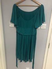 Green Unbranded Off The Shoulder Dress Size 20