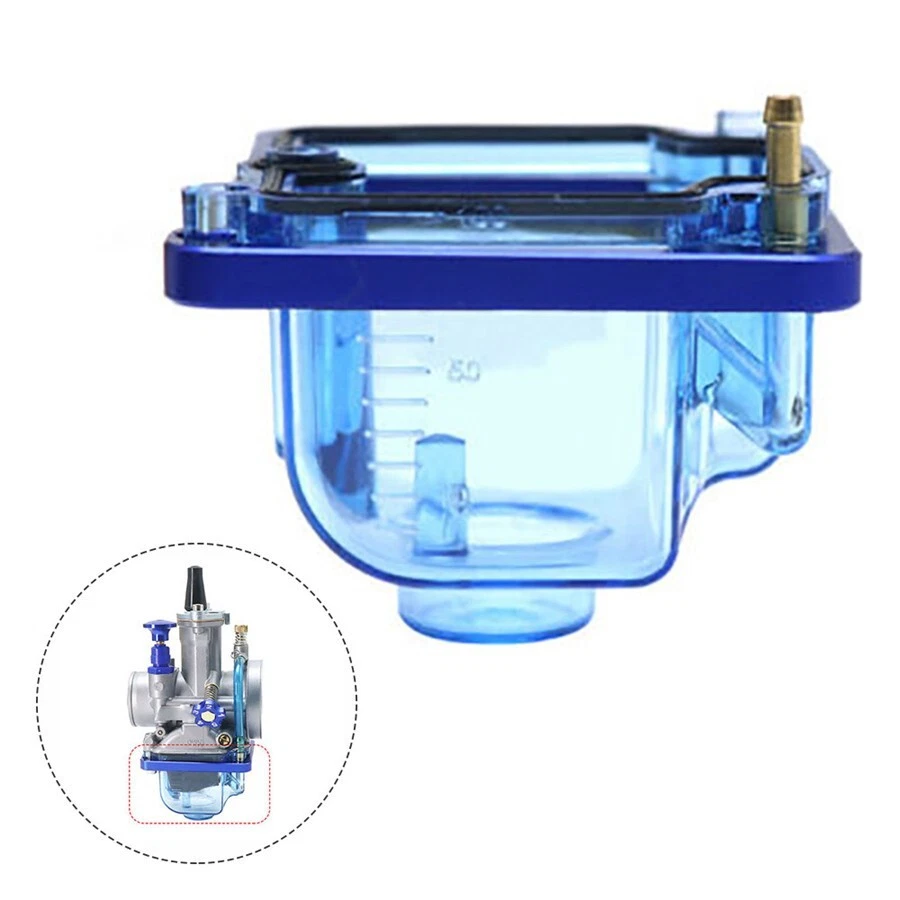 Transparent Carburetor Bottom Float Bowl Plastic Shell For PWK I/II/III Carb - Image 4 of 4