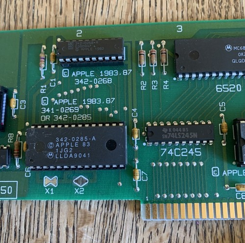 Apple Computer Mouse Interface Card 670-0030-F With Mouse M0100 - Picture 4 of 13