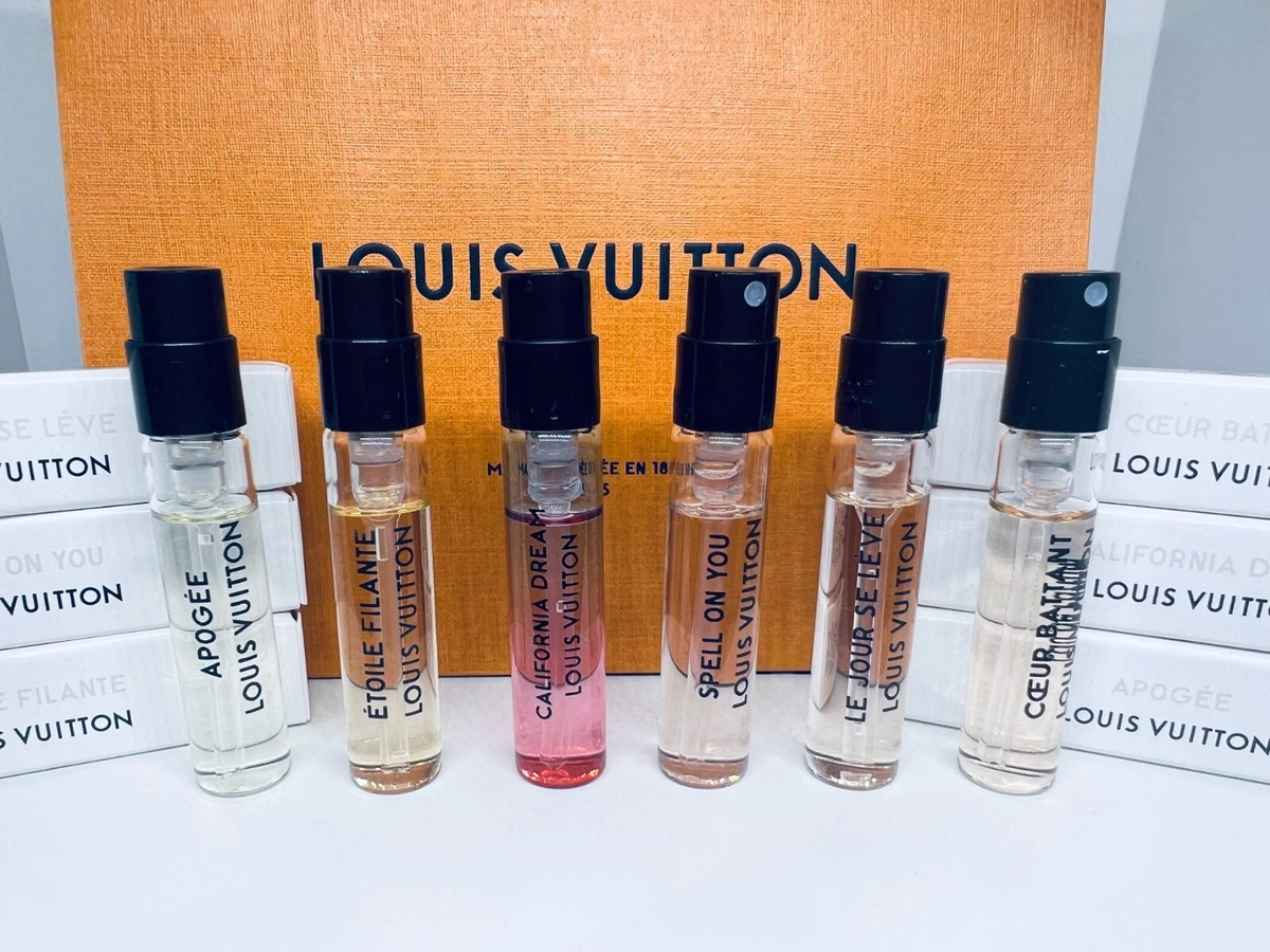 Louis Vuitton Perfume Collection For Women Sample Vials Spray 2ml/0.06oz  6Pc Set