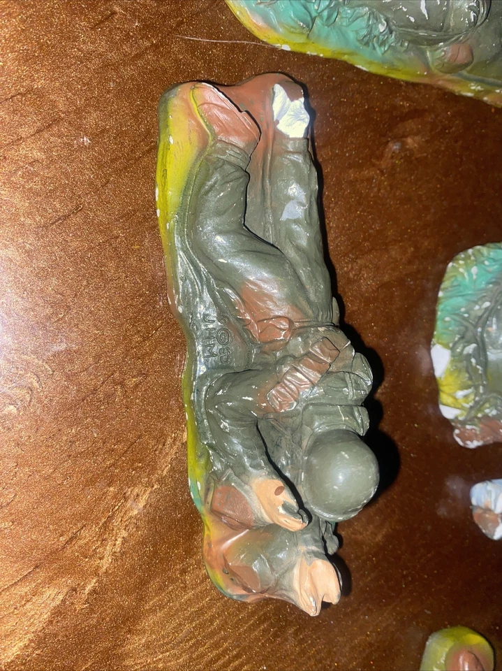 (16)J.H. FIGURAS DE COLECCIÓN FIRMADAS MILLER AÑOS 50 CHALKWARE EJÉRCITO DE EE. UU. SEGUNDA GUERRA MUNDIAL DUPLICADOS Foto 2 de 4