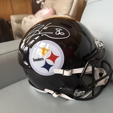 Hines Ward FULL-SIZE 🔥 Autographed Pittsburgh Steelers Helmet Total Sports COA