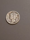 Silver 1944 d mercury dime