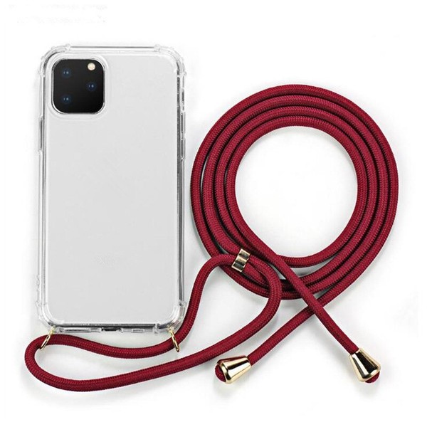UmhäNgetasche FüR Apple Iphone 11 Pro Max 6.5 Zoll Case HandyhüLle Rot-image