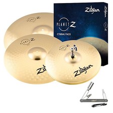 Zildjian ZP4PK Hats/Crash/Ride Planet Z Complete 14H, 16C, 20R Cymbal Set ZKEY