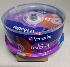 Verbatim - 25 Count Spindle - DVD-R - 4.7 GB 16X Life Series - New/Sealed