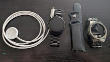 Google Pixel Watch 2 41mm Matte Black Aluminum Case with Obsidian Black Silicone