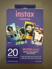 NEW Fujifilm Instax Mini Film 20 count Value Pack 1 pack Instax Confetti 09/25