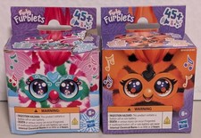 Furby Furblets Lot of 2 PEP-MINT HOOP-LEE New in Box, The Box has some damages