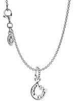 Pandora Schmuck Damen-Halskette Mit Hufeisen 925 Silber 45 Cm 39718