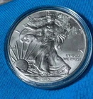 2015 American Eagle Authentic .999 Pure, Fine 1 oz. Silver Dollar