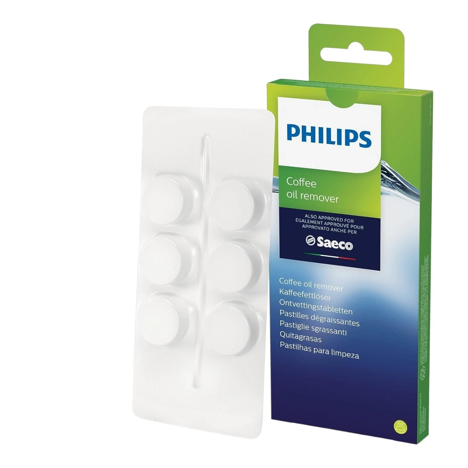 Philips Saeco Coffee Oil Remover CA6704/10 - 6 Tablets