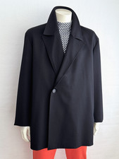 BALENCIAGA by Demna Gvasalia Oversized Black Wool Coat Sz. IT46- US36