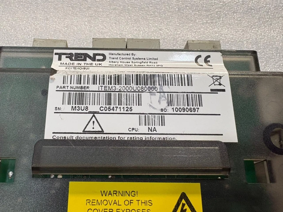 Trend XCITE/IO/8UI Expansion Module ITEM3-2000U080000 - Image 2 of 4