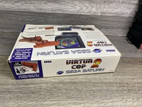 Sega Saturn Virtua Cop 2 Gun Bundle Box Has Moisture Damage. Missing Manual