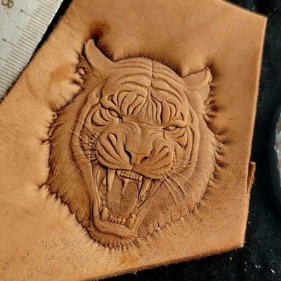Handgefertigte Roaring Tiger Leder Stanzform 2A12 Duralumin für Lederhandwerk