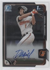 2015 Bowman Chrome Prospects Auto Dariel Alvarez #BCAP-DA Auto 1b0