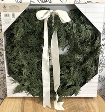 “My Texas House” Cedar Wreath NEW 2025 22”Christmas Natural Feel